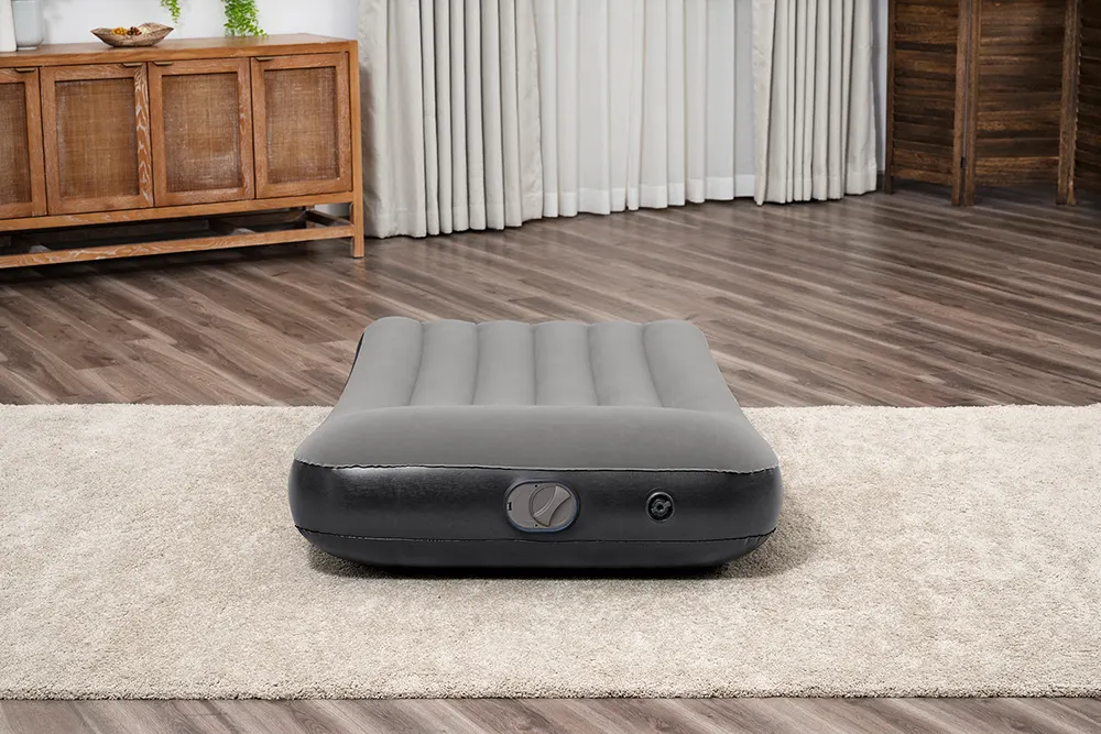 مرتبة نفخ هوائية فردية تريتيك من بيست واي، مزودة بمنفاخ usb مدمج، ارتفاع 30 سم، اسود، 671BQ