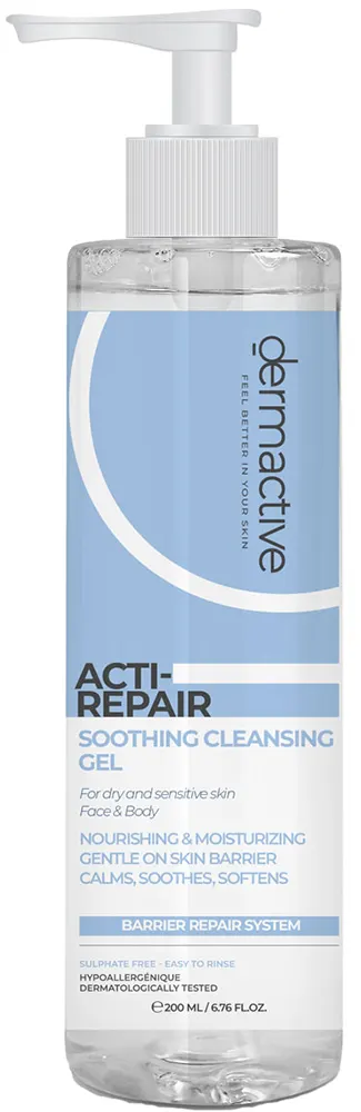 غسول جل للوجه مهدئ اكتي ريبير من ديرماكتيف ، 200 مل