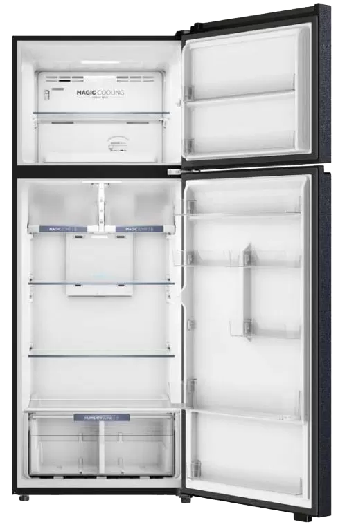Haier No Frost Refrigerator, 473 Liters, 2 Doors, Inverter Technology, Black, Vietnamese, HRF-672VCFMBLEG