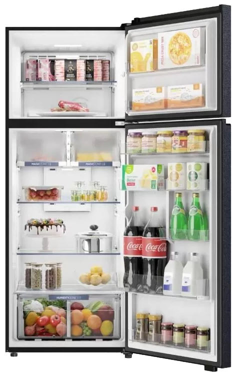 Haier No Frost Refrigerator, 473 Liters, 2 Doors, Inverter Technology, Black, Vietnamese, HRF-672VCFMBLEG
