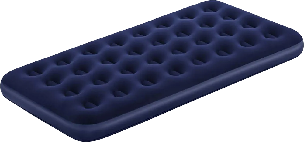 Bestway Single Air Mattress, Easy Open 2-Way, Height 22 cm, Blue, 67001