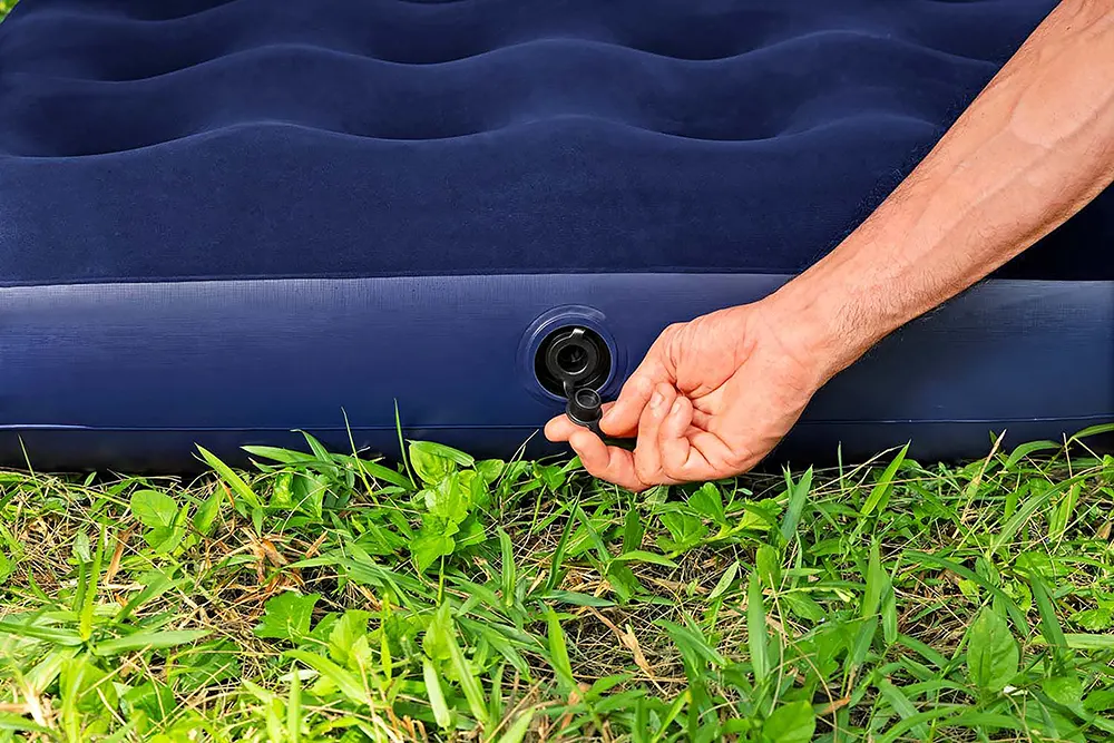 مرتبة نفخ هوائية فردية من بيست واي، فتح سهل ثنائي الأتجاه، ارتفاع 22 سم، أزرق ،67001