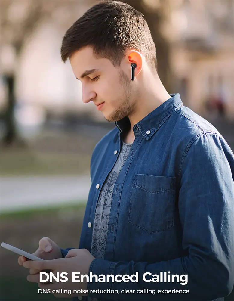 Joyroom Funpods Earbuds, Bluetooth , 400mAh Battery, Black, JR-FB3