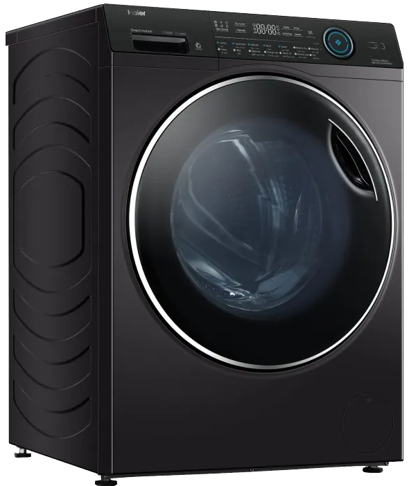 غسالة ملابس هاير فول اوتوماتيك ، تحميل امامي ، 10.5 كيلو مجفف 6 كيلو ، 1400 لفة ، شاشة ديجيتال ، انفرتر ، واي فاي ، فضى غامق ، HWD100-B14979S8U1