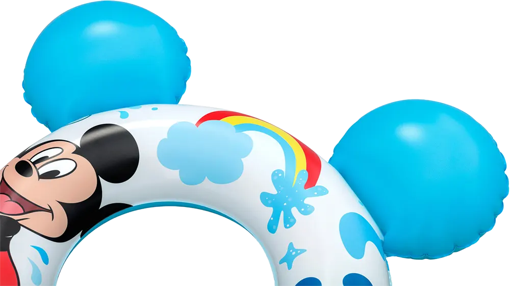 Bestway Disney Float, Round, 60 kg Capacity, Mickey Mouse, Blue, 9102K