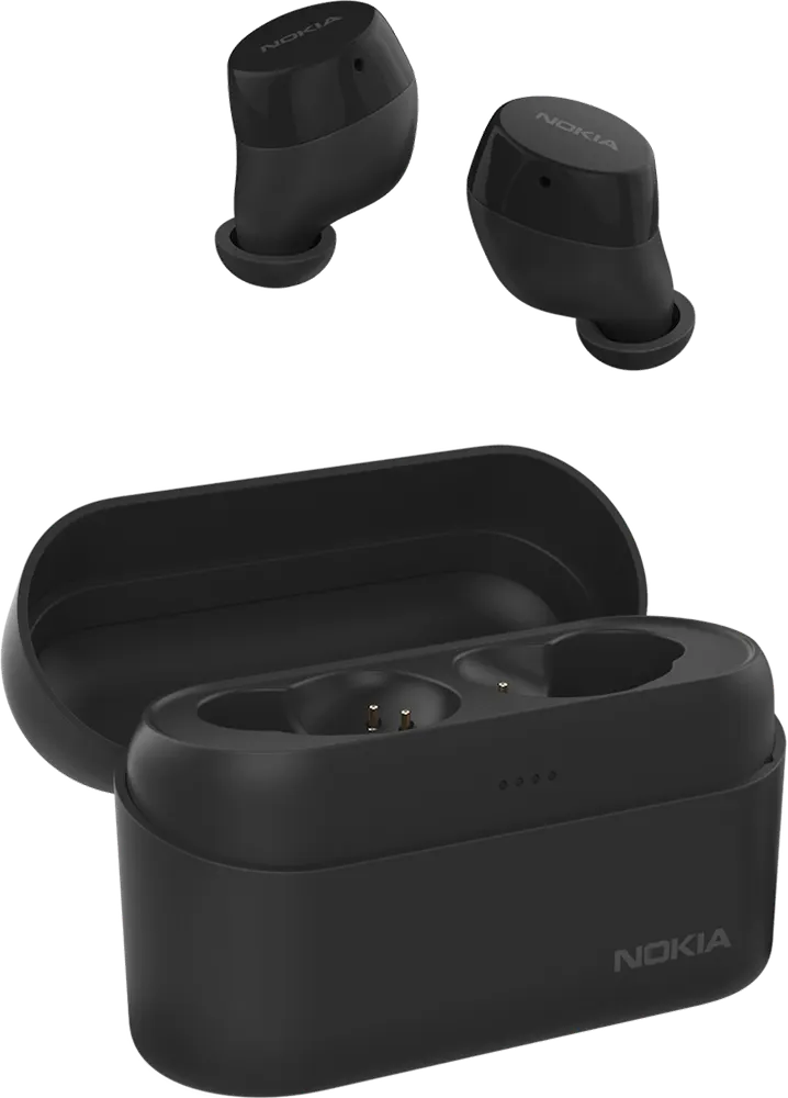 Nokia Power Wireless Earbuds, Bluetooth 5.0, 3000 mAh case battery capacity ,Black, BH-605