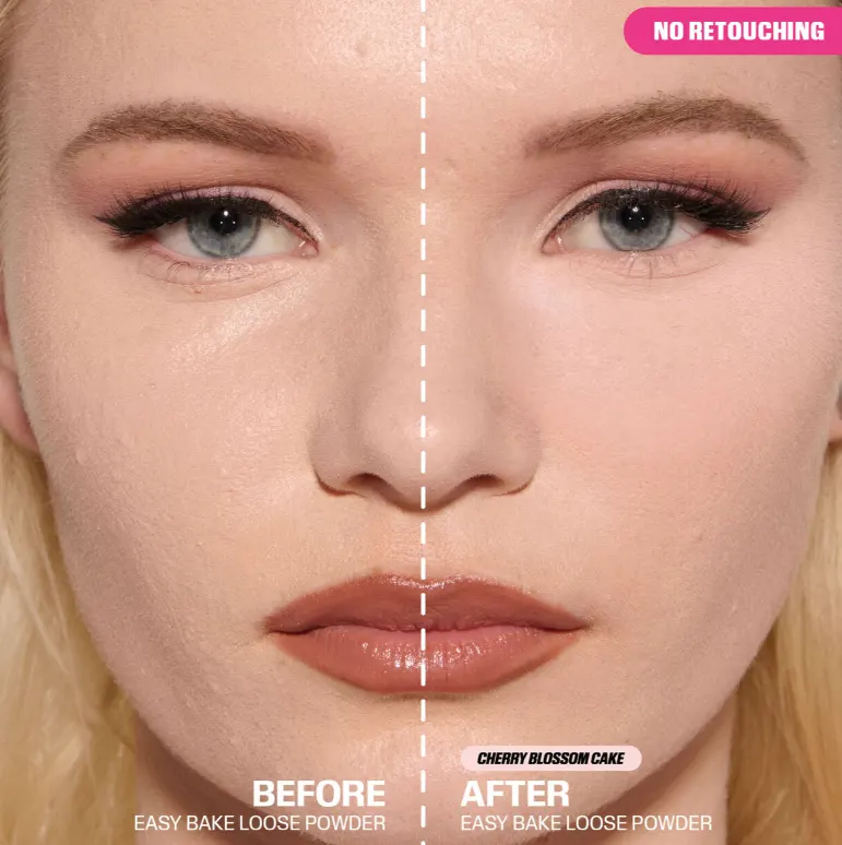 Huda Beauty Easy Bake Loose Powder , Cherry Blossom Cake