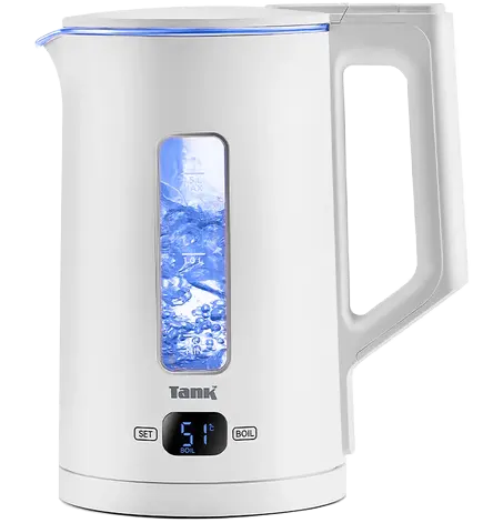 غلاية مياه تانك سيف تاتش ، سعة 1.5 لتر، 1500 واط، شاشة ديجيتال، اضاءة ليد، إطار فضي DG-2338-ES