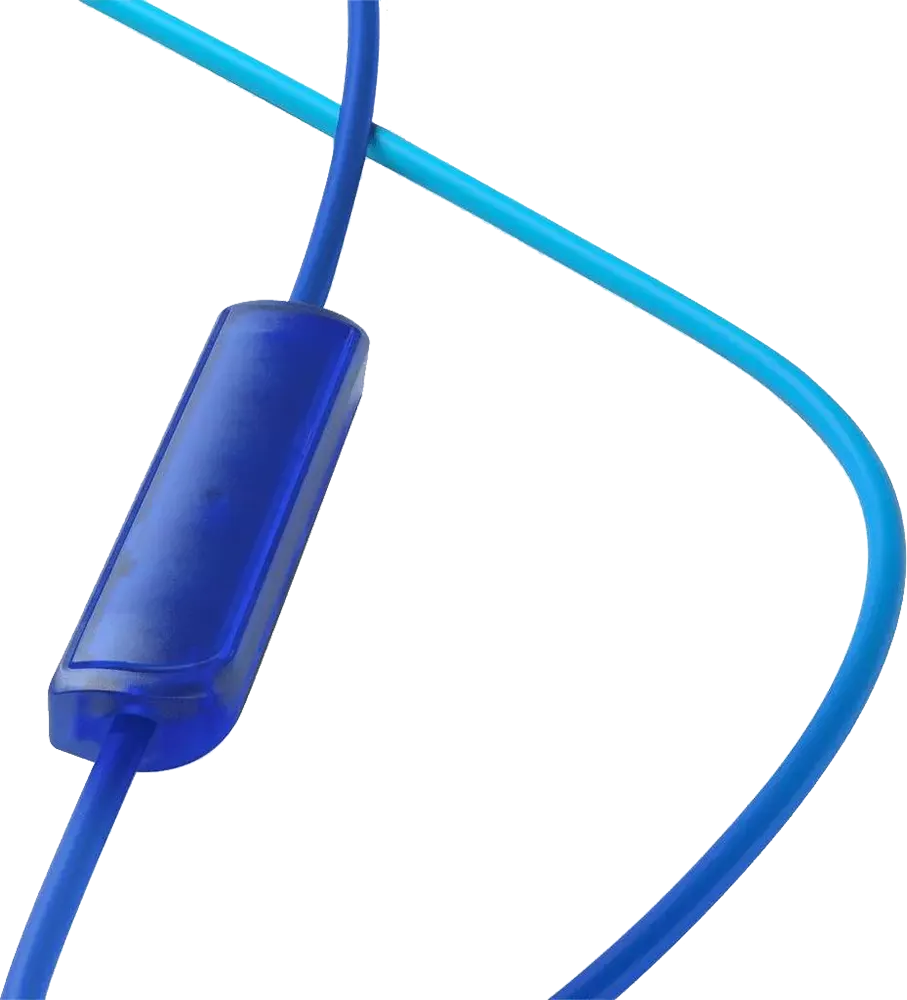 سماعات أذن سلكية من TCL، مقبس 3.5 مم، عازلة للضوضاء، أزرق، SOCL300BL