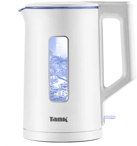 غلاية مياه تانك سيف تاتش، 1.5 لتر، 1500 وات، زجاج، اطار فضي، DG-2338