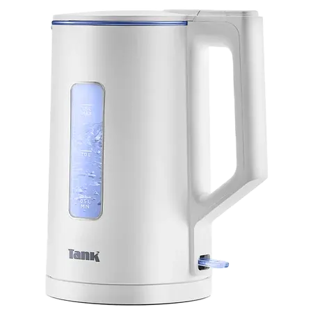 غلاية مياه تانك سيف تاتش، 1.5 لتر، 1500 وات، زجاج، اطار فضي، DG-2338