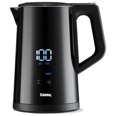 Tank Safe Touch Smart Kettle, 1.7L, 1850W, Digital Display, Touch Control, Black, Y6261SE