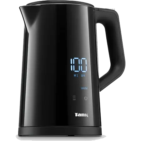 Tank Safe Touch Smart Kettle, 1.7L, 1850W, Digital Display, Touch Control, Black, Y6261SE