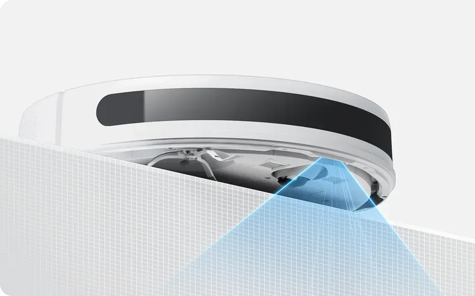 مكنسة ذكية شاومي E10 روبوت بدون كيس، 35 وات، استخدام جاف ورطب، قابلة للشحن، تحكم عن طريق التطبيق او الصوت، لون أبيض، موديل BHR6783EU