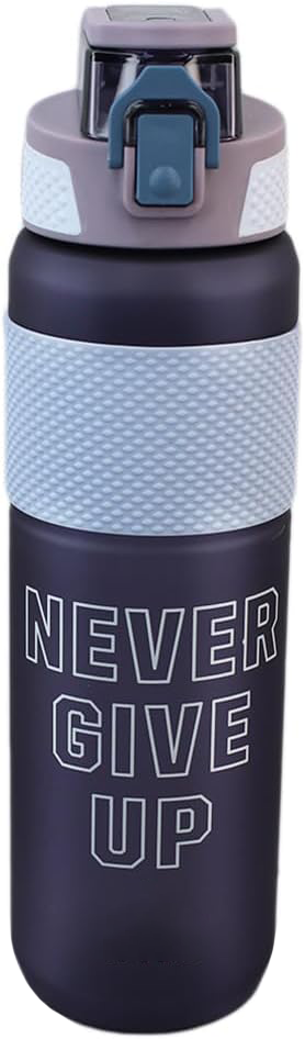 زجاجة مياه رياضية بلاستيك ، سعة 1 لتر ، متعددة الألوان ، 4238-425