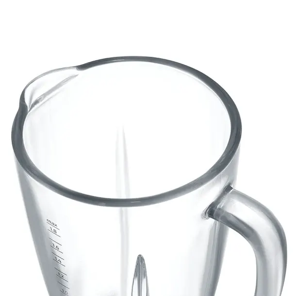 Tank Smart Blender, 1500 Watt, 1.8 Liter, Digital Display, 10 Speeds, Glass, Silver, YB-S09