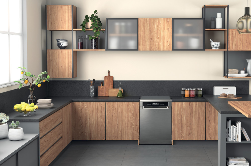 غسالة أطباق اريستون ، 60 سم ، 15 فرد ، 10 برامج ، شاشة ديجيتال ، انفرتر ، أنوكس ، LFP5P31WLTX