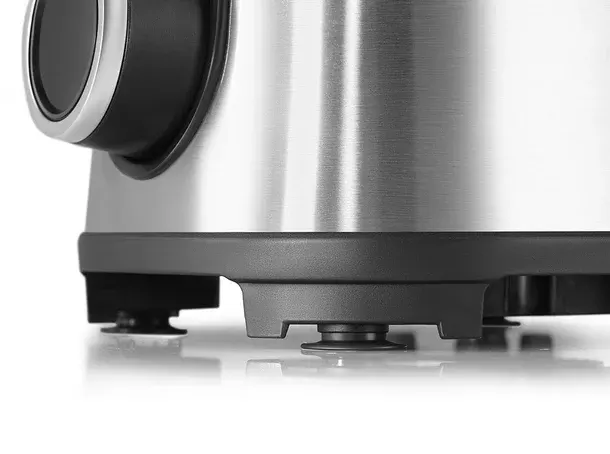 Tank Super Blender, 800 Watts, 1.5L Glass Jar, 900ml Bottle, 2 Speeds, Silver, YB-S62k