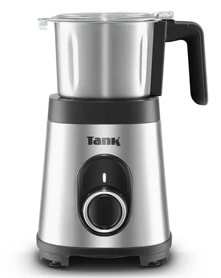 Tank Super Electric Blender, 800W: 1.5L Glass Jug, 500ml Stainless Steel Grinder, 900ml Drinking Bottle, Silver, YB-S62k GR