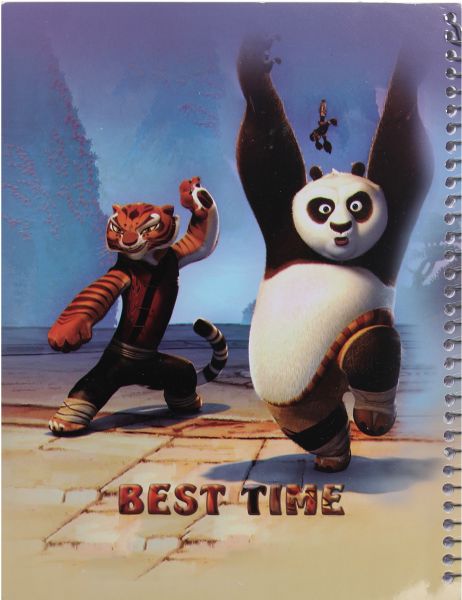 Wired Notebook Best Time 140 Sheets 21.2x16.3 Cm, Multi Color