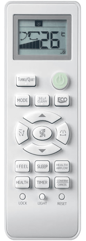 تكييف هواء هاير سمارت كول ، 1.5 حصان ، شاشة ديجيتال ، بارد -ساخن، بلازما، أبيض ، HSU12KHROC