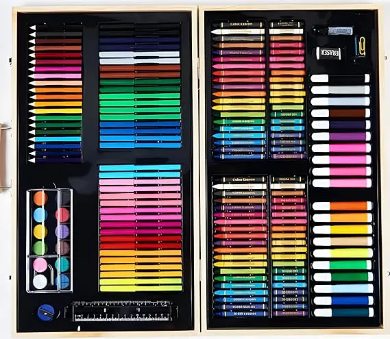 Madden 220 Piece Drawing Tool Set, Wooden Case