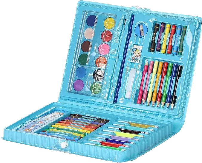 Drawing and Coloring Tool Bag, 68 Pieces, Assorted Colors