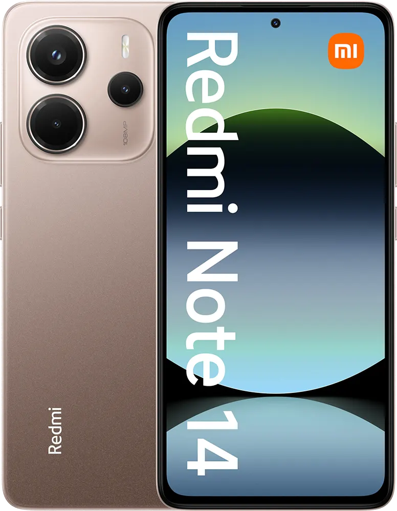 موبايل ريدمي نوت 14 ثنائي الشريحة، ذاكرة 256 جيجابايت، رامات 8 جيجابايت، شبكة الجيل الرابع إل تي إي، ذهبي