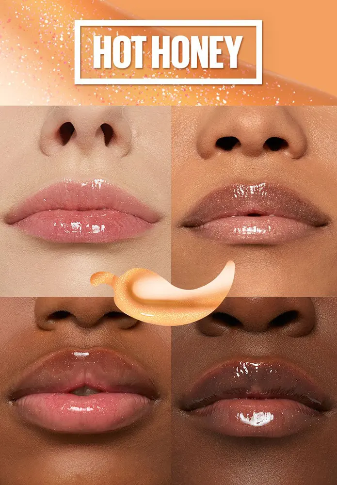 Maybelline Lifter Plump Lip Plumping Gloss, 008 Hot Honey