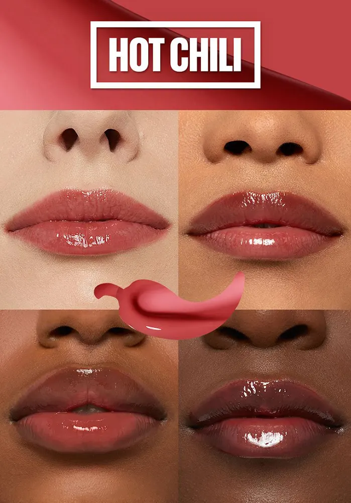 Maybelline Lifter Plump Lip Plumping Gloss, 006 Hot Chili