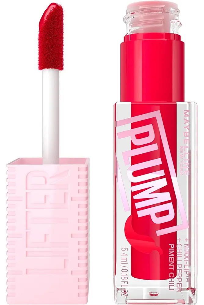 Maybelline Lifter Plump Lip Plumping Gloss, 004 Red Flag