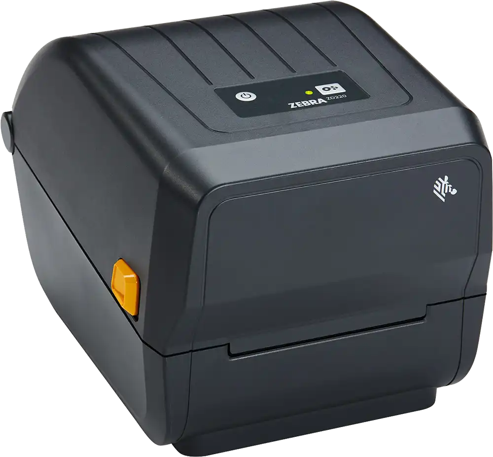Zebra Thermal Barcode Printer, USB, Black, ZD220T
