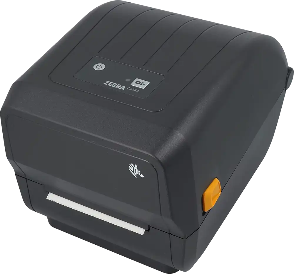 Zebra Thermal Barcode Printer, USB, Black, ZD220T