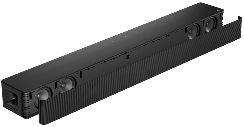 LG Soundbar, 600W - 4.1 Channel Surround Sound, WOW Orchestra, AI Enhanced, Black, SH5A