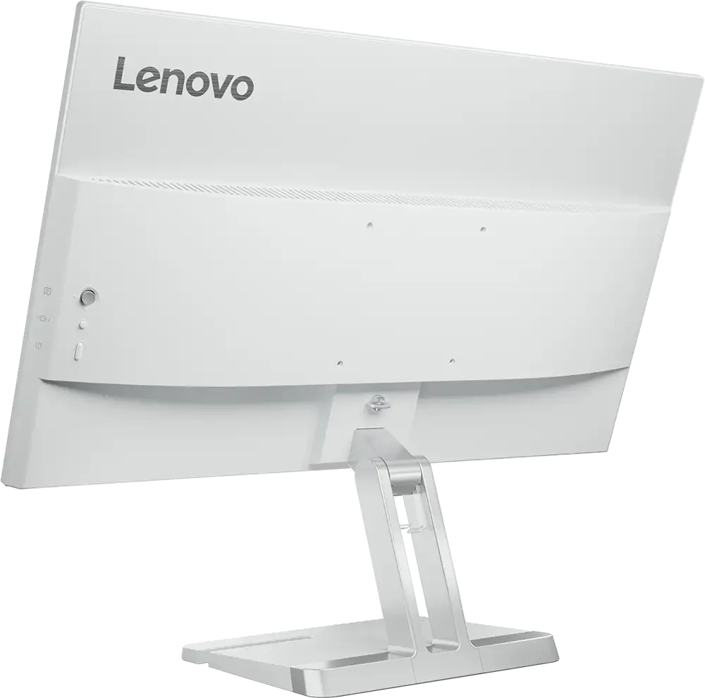 شاشة كمبيوتر لينوفو L24I-4A، لوحة IPS مقاس 23.8 بوصة، دقة FHD، معدل تحديث 100 هرتز، أبيض، D24238FL0