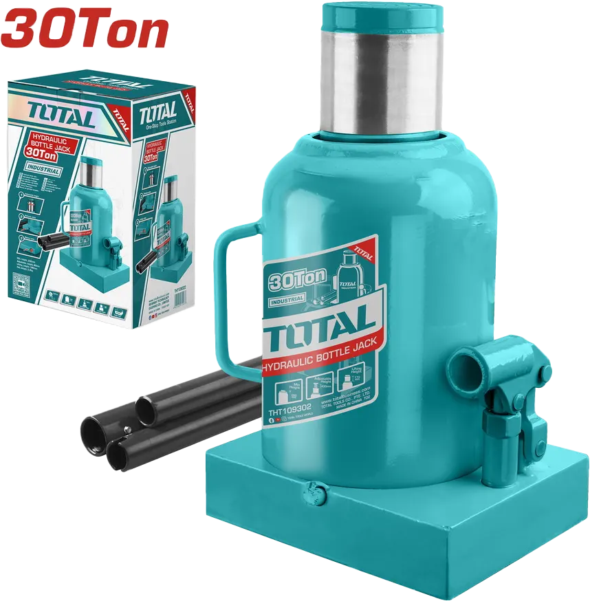 Total Tools 30 Ton Hydraulic Jack, THT109302