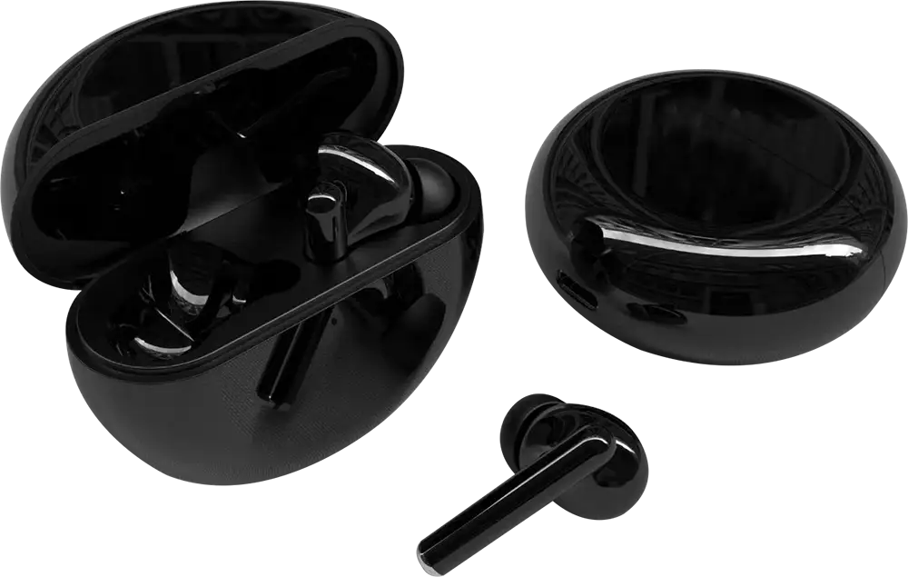 Buddy earbuds, Bluetooth 5.3, Water-resistant, ENC, Black, W20 Plus