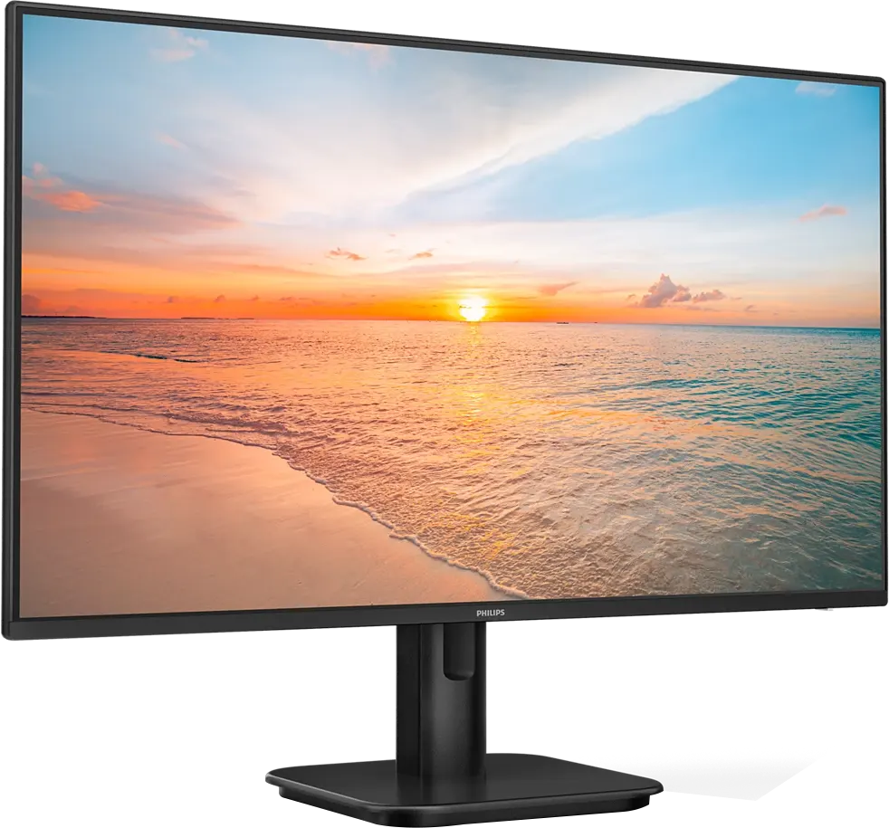 شاشة كمبيوتر فيليبس ، بحجم 23.8 بوصة، لوحة IPS، دقة FHD، معدل تحديث 100 هرتز، أبيض،24E1N11