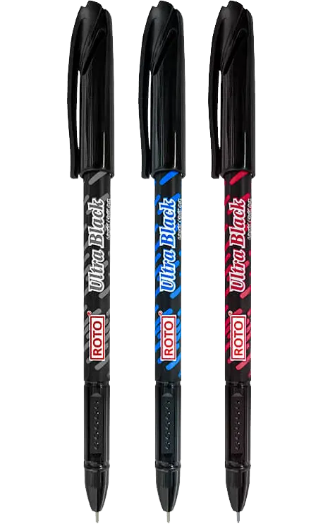 Roto Ultra Black Ballpoint Pen, 0.7, Assorted Colors