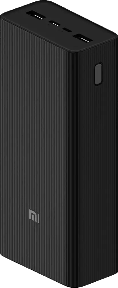 باور بانك شاومي، 30000 مللي أمبير، 18 واط، شحن سريع، أسود، BHR9126GL