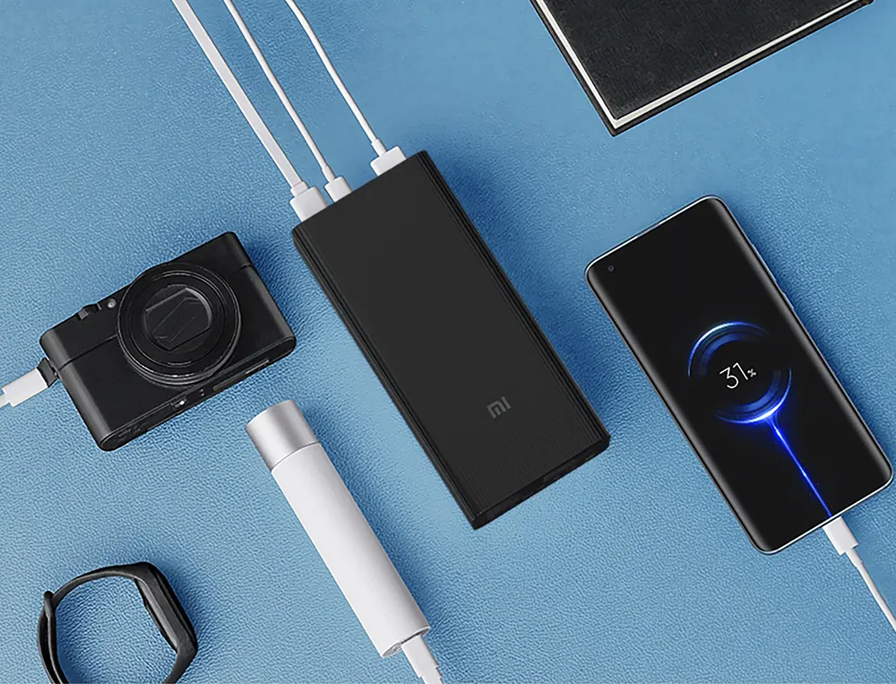 Xiaomi Power Bank, 30000mAh, 18W, Fast Charging, Black, BHR9126GL