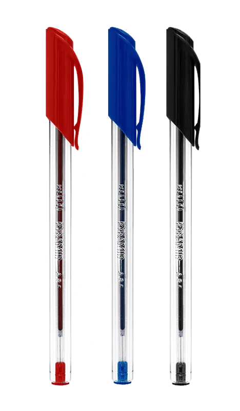 Roto Pyramid Ballpoint Pen, 0.7 mm, Assorted Colors