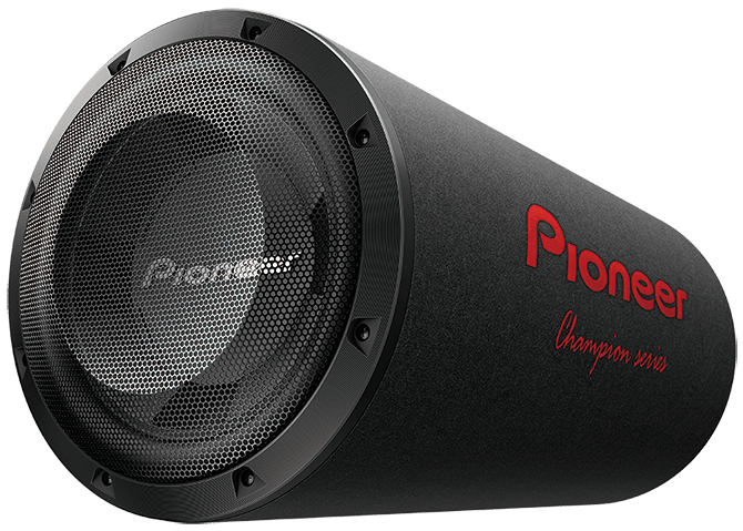 Pioneer Bazooka Speaker , Cylindrical Shape , 1600 Watt , 12 inch, Black ,WX3000T