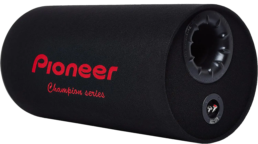 Pioneer Bazooka Speaker , Cylindrical Shape , 1600 Watt , 12 inch, Black ,WX3000T