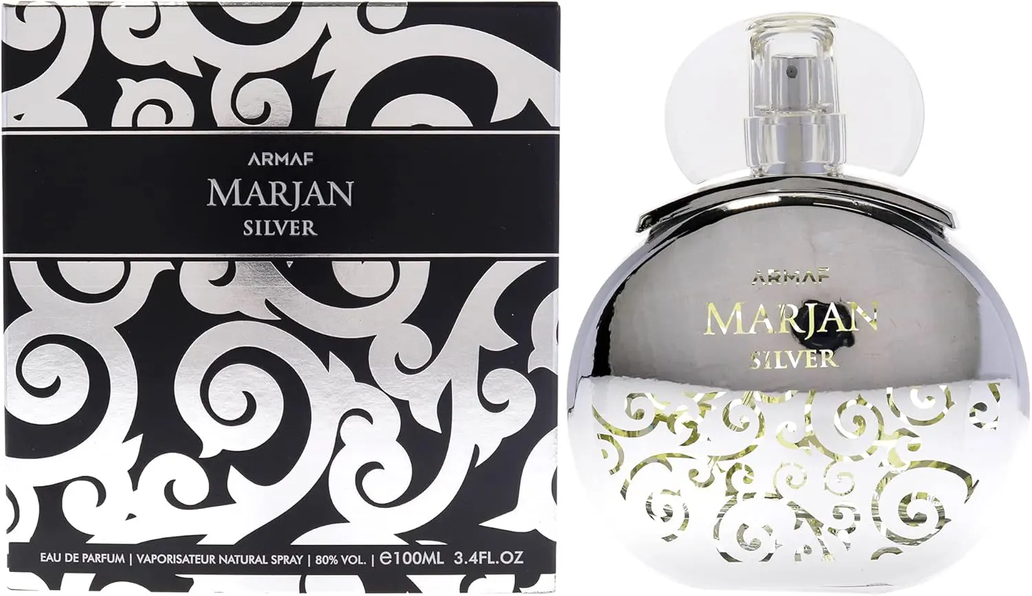 Marjan Silver By Armaf For Men Edp, 100 Ml