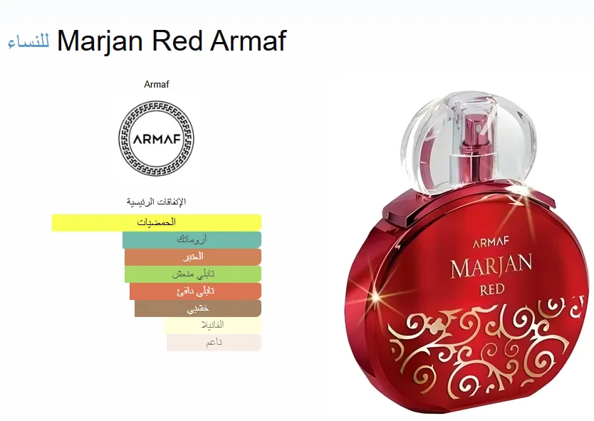 Marjan Red By Armaf For Women Edp, 100 Ml