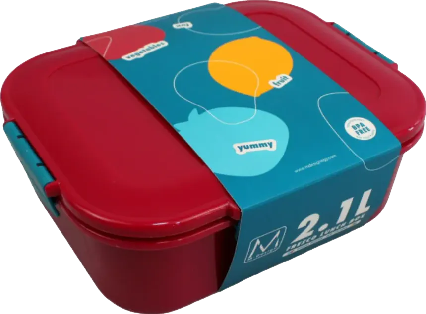 لانش بوكس ام ديزاين، 2.1 لتر، كلبس، فوشيا، موديل 75116