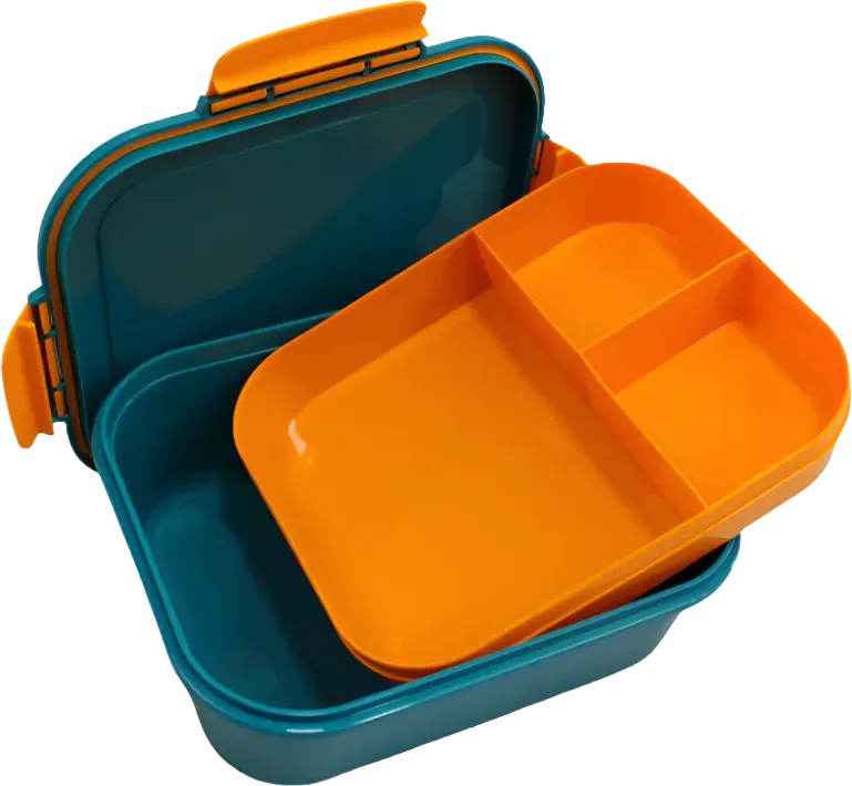 M-Design Lunch Box, 2.1 L, Clips, Turquoise, Model 75118