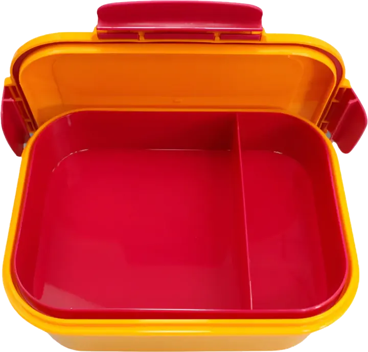 M-Design Lunch Box, 1.6 L, Clips, Orange, Model 75114