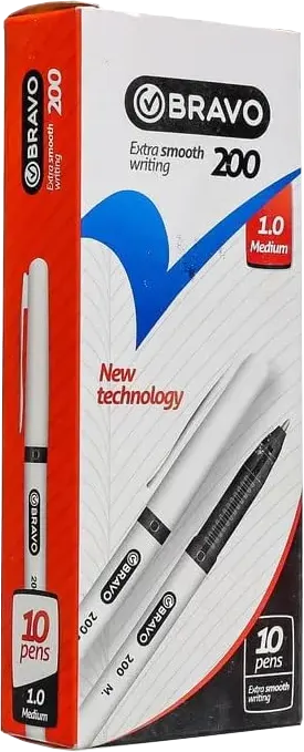 Bravo 200 Ballpoint Pen, 1.0 mm, Black